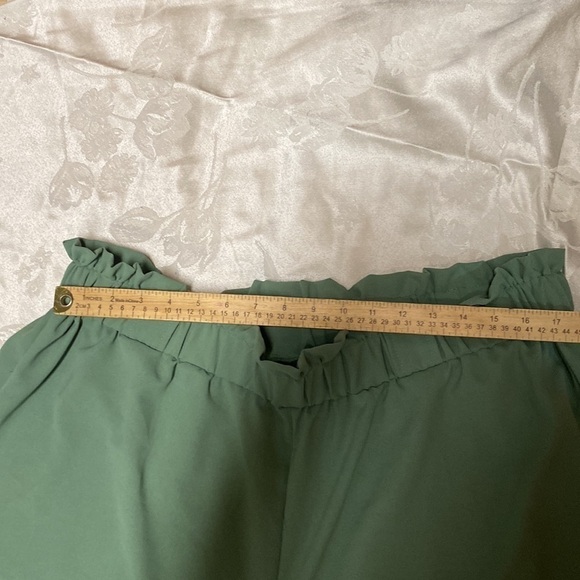 Shein Plus Paper Bag Waist Belt loop 
Trousers, 3x  Straight Leg - Picture 5 of 9